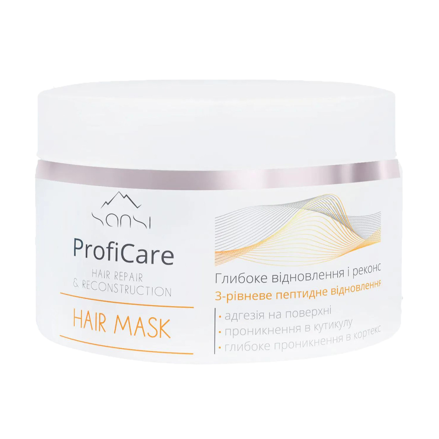 Маска для волосся Sansi ProfiCare Hair Repair &amp; Reconstruction Hair Mask Глибоке вiдновлення та реконструкцiя, 350 мл