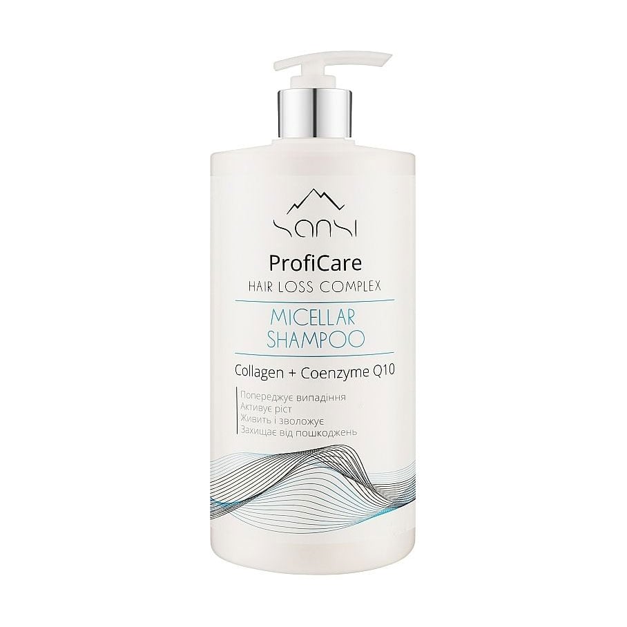 Міцелярний шампунь для волосся Sansi ProfiCare Hair Loss Complex Micellar Shampoo, 900 мл